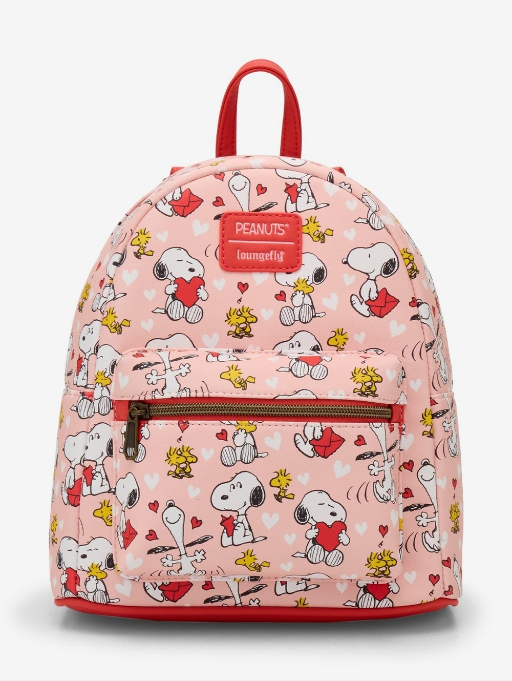 Loungefly Peanuts Snoopy & Woodstock Valentine's Day Mini Backpack - Picture 2 of 10